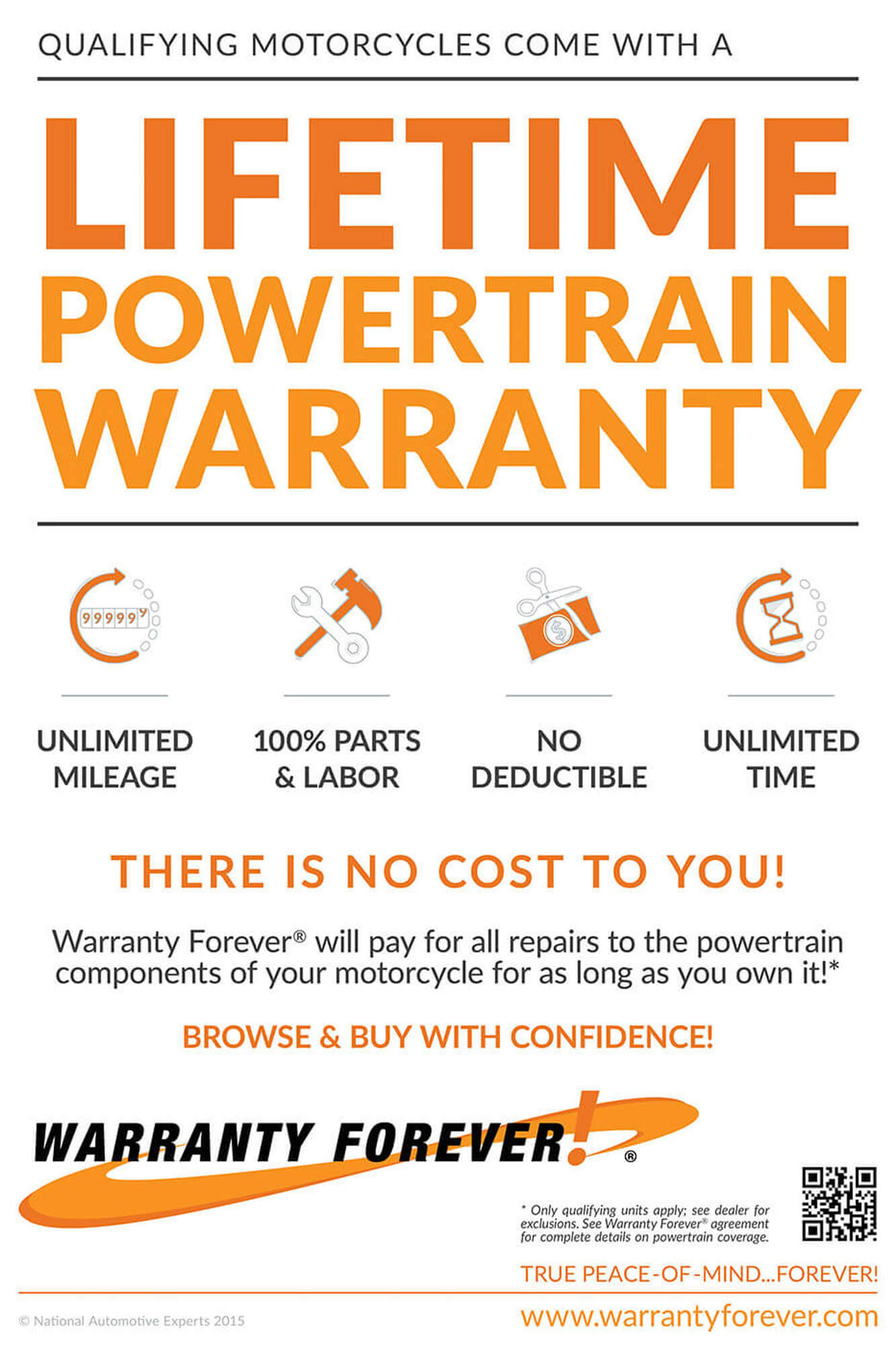 Lifetime Powertrain Warranty